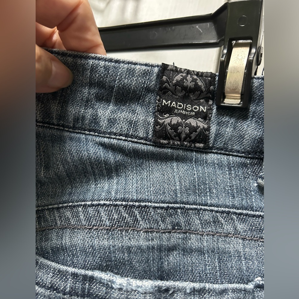 Madison Jeanswear, Classic Blue Women's Bootcut Denim Jeans, sz 14, good cond. - Picture 5 of 8